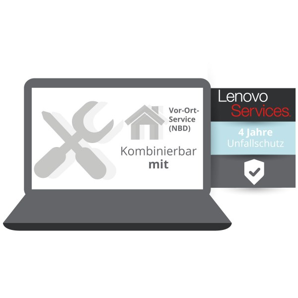 Lenovo Garantieerweiterung auf 4 Jahre Unfallschutz für Ihr ThinkPad