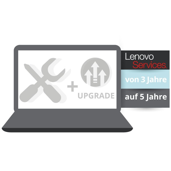 Lenovo™ Garantie Upgrade - 5 Jahre Bing-In Garantie - Basis 3 Jahre Bring-In